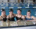 Bild: rbg
Berlin im Blick: Die Damen- Freistilstaffeln des Tirschenreuther Schwimm- Clubs mit von links Lena Rath, Kathrin Bachmeier, Viktoria Bogner und Daria Codlova unterstrichen bei den Süddeutschen Meisterschaften in Freiburg über 4x 100 und 4x 200 Meter den Anspruch auf eine Qualifikation für die Deutschen Meisterschaften im August.