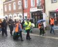 Bild: exb
Für die Legalisierung von Cannabis ziehen rund 30 Demonstranten durch die Innenstadt.