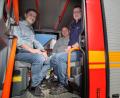 Bild: Hösamer
Andreas Ringlstetter (Feuerwehr Nabburg, von links), Oliver Boetcher (Wasserwacht Nabburg) und Sebastian Hofmann (BRK Pfreimd-Nabburg) gehören zum Organisationsteam für den "Blaulichttag" am 19. Mai.