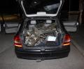 Bild: exb/Polizei Vohenstrauß
Ein Kofferraum voller Metall.