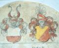 Bild: Privatarchiv Dieter Dörner
Ein mit Naturfarben gemaltes Wappen im Stadtmuseum Sulzbach-Rosenberg.