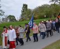 Bild: gi
Betend und singend ziehen die Gläubigen von der Pfarrkirche zur Wieskirche um mit der ersten Pilgermesse das Wallfahrtsjahr zu eröffnen.