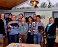 Bild: ds
Gruppenbild mit Vierbeinern: Verantwortung im Dachshundclub übernehmen (von links) Anke Vorndran (Ersatzkassenprüferin), Corinna Heckel (Schriftführerin), Claudia Siebenhaar (Ersatzdelegierte), Sigrid Wannhoff (Delegierte), Helga Häusl (Erste Vorsitzende), Ramona Baskurt (Kassenführung), Silvia Scheuerer (Zweite Vorsitzende), Wolf Söllner (Kassenprüfer), Monika Plank (Ausstellungssiegerin) und Monika Meyer (Kassenprüferin).