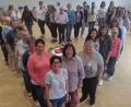 Bild: exb
Im Jugendwerk in Nabburg lief eine Ganztagsfortbildung mit Referent Franz Kett (in der Mitte). Die Teammitglieder der Kindergärten St. Angelus (Nabburg), St. Marien (Nabburg) und St. Michael (Weidenthal) waren begeistert.