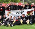 Bild: A. Schwarzmeier
Die SV Grafenwöhr feierte den Landesliga-Aufstieg überschwänglich.