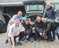 Bild: Gabi Schönberger
Das sind sechs von fast 8000 gemeldeten Nofi-Läufern: Diese Verkehrspolizisten aus Weiden, Team „Cobra 11“, werden auf die gewohnten PS verzichten und stattdessen am 29. Mai die Laufschuhe schnüren.