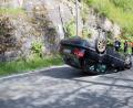 Bild: jma
Mit über zwei Promille im Blut überschlägt sich am Samstagnachmittag ein 34-Jähriger mit seinem Auto bei Weidlwang. Der Mann bleibt dabei nahezu unverletzt, sein Volvo jedoch ist laut Polizei ein Totalschaden.