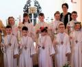 Bild: wlr
Erstmals am Tisch des Herrn waren (vorne, von links): Andreas Feige, Yannis Gollwitzer, Emily Zirwick, Simon Pleier, Antonia Frenzel, (hinten, von links) Linda Scharl, Lisa Spieß, Henrik Wegmann, Hannah Heibl und Leon Fuchs.