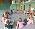 Bild: exb
Die Schüler der Zottbachtal-Grundschule Pleystein beim Skipping-Hearts-Workshop.