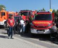 Bild: sei
Eine Attraktion ist die Fahrzeugschau der Feuerwehr Mantel, der Lagerfeuerwehr Grafenwöhr und des BRK Weiden. Die Rettungskräfte erklären die Ausrüstung ihrer Fahrzeuge.