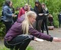 Bild: Gabi Schönberger
Studierende der Fachakademie für Sozialpädagogik Weiden säen im Garten des Amts für Ernährung, Landwirtschaft und Forsten in Weiden Blumen aus.