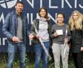 Bild: lst
Bei den Damen setzte sich Katharina Maier (2. von rechts) durch. Mit auf dem Foto (von links): RTK-Vorsitzender Andreas Pindl, Veronika Haas und Carolina Ancicka.
