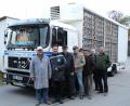 Bild: akp
Der Kabinenexpress der RV Nabburg transportiert die rund 2000 Reise-Brieftauben der Züchter zum Auflassplatz.