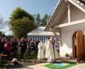 Bild: zer
Abt Wolfgang Hagl übernahm gerne die Weihe der Marienkapelle in Theisseil.