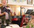 Bild: Martin Franitza
Die Mundart-Autoren Sepp Lösch und Grete Pickl.