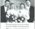 Bild: rpp
Das 50-Jährige Ehejubiläum feierten die beiden Jubelpaare noch gemeinsam. Die Kinder schickten damals Ihre Glückwünsche auch über eine Anzeige im neuen Tag.