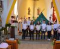 Bild: gi
Pfarrer Josef Most hielt den Festgottesdienst zum 35. Gründungsjubiläum der KLJB Tröbes in der Ortskirche St. Johannes und freute sich mit den Jugendlichen.