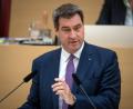 Bild: Sina Schuldt/dpa
Ministerpräsident Markus Söder (CSU) warnt vor einem Rechtsruck in Europa.
