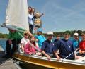 Bild: exb
Die jüngsten Segler des Weidener Yachtclubs lernen das Segeln in der Optimisten-Jolle.