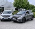 Bild: Michael Ascherl
Der große Honda CR-V (links) und das etwas kompaktere SUV HR-V gehen komplett überarbeitet an den Start. Im CR-V bieten die Japaner erstmals in Europa einen Hybridantrieb und sieben Sitzplätze an.