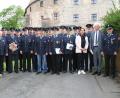 Bild: fpoz
Landrat Wolfgang Lippert (Zweiter von rechts) und Bürgermeisterin Friederike Sonnemann (Fünfte von rechts) sind stolz auf die langjährig Aktiven der Ortsfeuerwehren. Es gratulierten auch Kreisbrandrat Andreas Wührl, Kreisbrandinspektor Stefan Gleißner, Kreisbrandmeister Günther Fachtan und der Waldershofer Kommandant Stefan Müller.