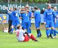 Bild: A. Schwarzmeier
Der FV Vilseck jubelt nach dem Schlusspfiff über einen hart erkämpften 1:0-Sieg gegen die SpVgg Vohenstrauß.