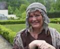 Bild: Petra Hartl
Sandra Zwack aus Vilseck spielt im Stück "Der Herbst des Winterkönigs" eine einbeinige Bettlerin.