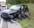 Bild: jma
Der Ford der vierköpfigen Familie zeigt Spuren der Kollision an der Fahrerseite.