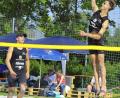 Bild: Hubert Ziegler
Julian Zoll (rechts) und Marco Nanka vom VC Amberg wurden Beachvolleyball-Oberpfalzmeister der Altersklasse U18.