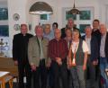 Bild: kod
Das neue Vorstandschaft der Kolpingsfamilie Tirschenreuth: (von links) Stadtpfarrer Georg Flierl, Herbert Konrad, Rudolf Schmidt, Elisabeth Legat, Vorsitzender Elmar Pilz, Roswitha Bäuml, Peter Gold, Martina Mark, Helmut Schug, Präses Paul Gebendorfer und Diözesansekretär Ludwig Haindl.