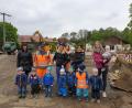 Bild: si
Eine Baustellen-Besichtigung in Pechofen kam bei Mitterteicher Krippenkindern gut an.