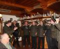 Bild: frd
Satter Hörnerklang begleitete die Hauptversammlung der Kreisgruppe: Die Jagdhornbläser-Gruppe gestaltete die Veranstaltung musikalisch.