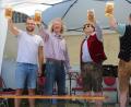 Bild: kar
Beim Bierkrugstemmen bewiesen die Männer Stärke.