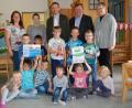 Bild: sm
MdB Rupprecht besucht den Haberländer Kindergarten und informiert sich über das Projekt "Haus der kleinen Forscher".