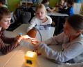 Bild: exb
Die Grundschüler erlebten Klimaschutz hautnah.