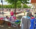 Bild: Dobmeier
Haltestelle Stockerhutpark: Basar-Flair mit einem riesigen Warenangebot herrscht am Samstag beim Flohmarkt der Superlative des Vereins Café Mitte.