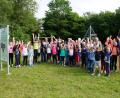 Bild: weu
Große Freude herrschte am Freitag in Dieterskirchen. Bei der offiziellen Einweihung des Mehrgenerationen-Spielplatzes zeigten sich Jung und Alt begeistert.