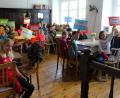 Bild: exb
Eine spannende Reise in die Welt der Bücher unternahmen die Schüler beim Besuch im Buch-Café.