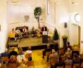 Bild: sus
Vor rund 50 geladenen Gästen in der Spitalkirche blickte Stadtarchivar Josef Fischer auf die Entwicklung der Gemeinden seit dem Anfang des 19. Jahrhunderts zurück.