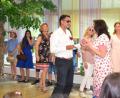 Bild: hcz
In mehreren Rollen wirkt Tenor Jürgen Stilp bei "Mamma Mia" mit: als "Millionär" bei "Money, Money, Money", als "Fernando" und auch bei "Leg dein Herz an eine Leine".
