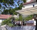 Bild: exb
Die Gruppe Profeel gestaltete den Gottesdienst am Freialtar der Wallfahrtskirche.