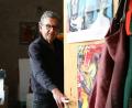 Bild: Gerhard Götz
Künstler Heiko Herrmann öffnet am 6. Juli die Türen zu seinem Atelier in Pertolzhofen. Er zeigt dort nicht nur eigene Werke, sondern auch das, was ein halbes Dutzend seiner Kollegen während der „Kunstdingertage“ produziert.