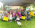 Bild: exb
Die Kleinen des Kindergartens in Wurz lüften voller Stolz das Geheimnis um ihre neuen Gruppennamen.