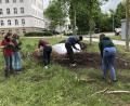 Bild: Katrin Schön/exb
Befüllen der Beete