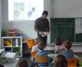 Bild: hah
Der nachgemachte Schädel eines Wolfes mit seinem kräftigen Gebiss beeindruckte die Kinder.