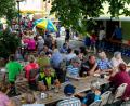 Bild: sml
Seit vielen Jahren feiert die Stadtkapelle Windischeschenbach ihr Pfingstfest rund um die Wolframstub'n.