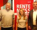 Bild: Hirsch
Gewerkschaftssekretär Pascal Attenkofer, DGB-Sekretärin Katja Ertl und Rentenexperte Peter Hofmann (von links) sprachen beim „Zukunftsdialog“ des Deutschen Gewerkschaftsbundes.
