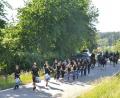 Bild: es
Der Förderverein St. Jodok-Ritt veranstaltete mit Pferden und Fanfaren ein Gelassenheitstraining.
