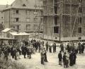 Bild: exb
Ein Bild aus der Nachkriegszeit: Richtfest am Schießstätteweg. Damals ahnte noch niemand, dass sieben Jahrzehnte später das Werkvolk die siebtgrößte Wohnungsbaugenossenschaft Bayerns sein würde.