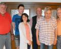 Bild: ü
Der neugewählte Vorstand des Fördervereins des SC Kirchenthumbach: (von links) Hermann Paulus, Christian Perl, Caroline Sobirey, Heinz Biersack, Norbert Geyer und Dr. Eduard Schreglmann.